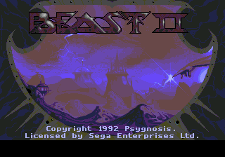 Заставка игры Shadow of the Beast II